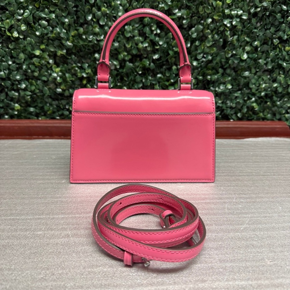 Tory Burch MINI Bon Bon Spazzolato Mini Top Handle - Picture 3 of 11
